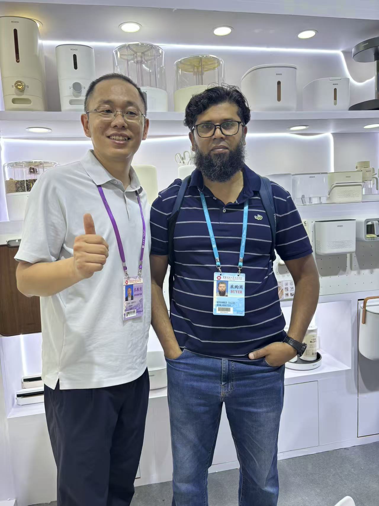 ecoco exhibition and customers